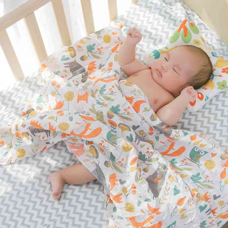 бебешка възглавница за кърмене за бебе - предотвратява плоска главичка за оформяне на главата за новородени декорация на бебешка стая, 21x32см