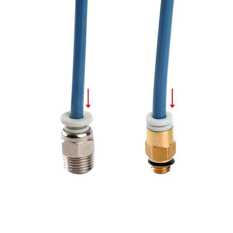 2m Ptfe Tube With Cutter And Pc4-m6/m10 Pneumatic Connector