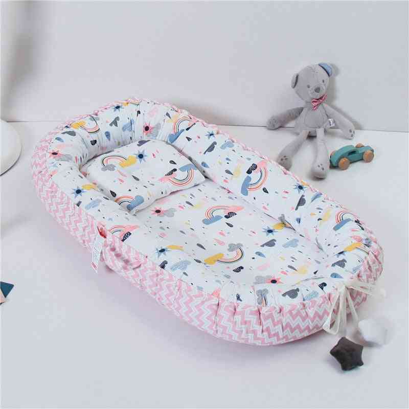 מיטת קן תינוקת ניידת עריסת מיטת ביונית סיעודית - c1