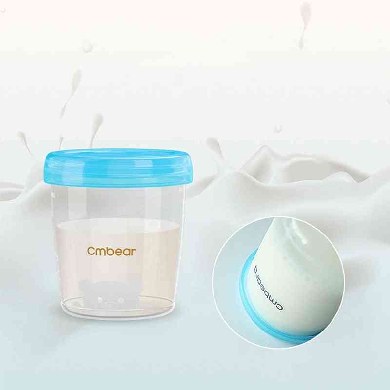 Breast Milk Storage Bottle- Wide Neck Infant Food Freezer Cup
