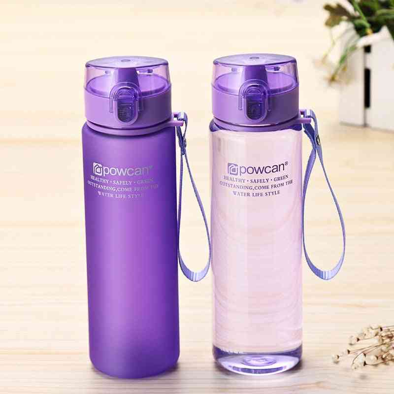 Portable Leak-proof Water Bottle, Outdoor Bicycle Sports Drinking Plastic Bottles