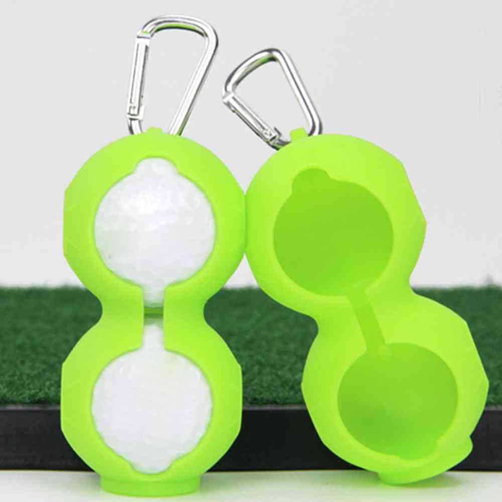 Golf Ball Protective Accessories, Golfing Storage Keyring Sleeve Bag Holder, Cover For Silicone Waist