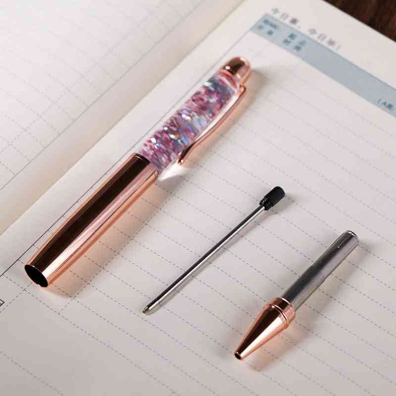Kulspetspenna i metall, kvicksandspalett, signaturpenna för kontor, presentpenna