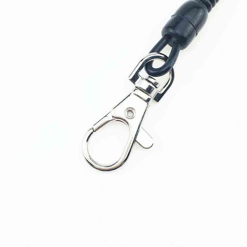 Fishing Lanyard Tether Net Release Holder, Quick Cord Clip Pliers Lip Grips Safety Tool, Double Hanging Buckle