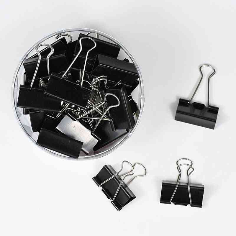Metal Binder Clips For Home/office/books/ File Paper/food Strong Clamping