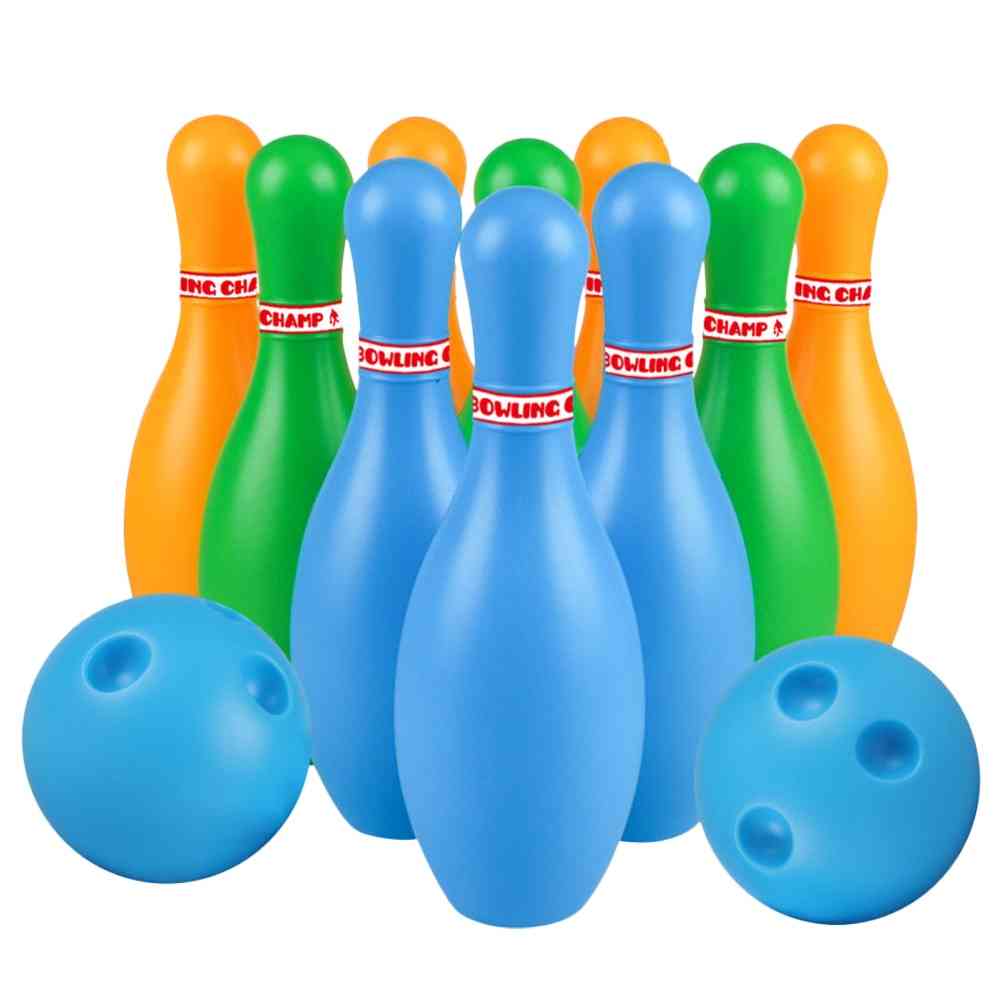 Boules de gouttière en plastique de jouets de bowling, jouets éducatifs drôles de quilles pour les enfants, les tout-petits