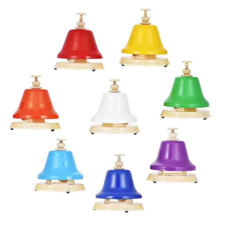 8 Note Colorful Hand Bell Set