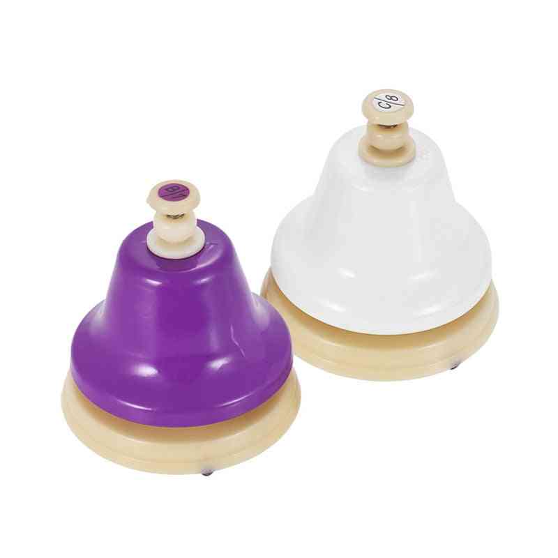 8 Note Colorful Hand Bell Set