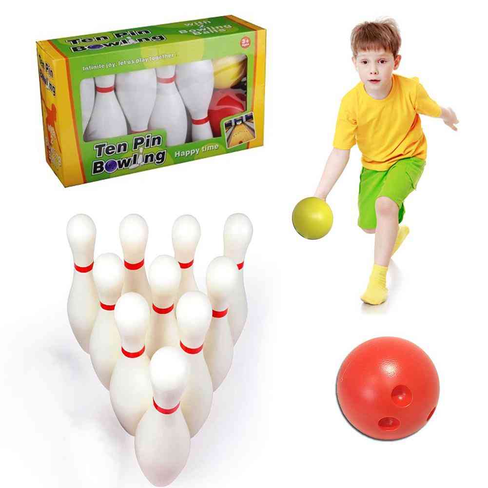 Kid's Bowling Set With Storage Box For