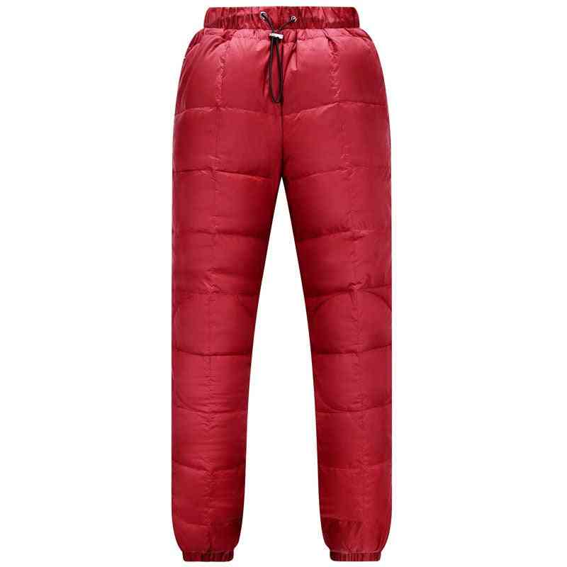 Dámské zimní teplé, větruvzdorné, nepromokavé elastické kalhoty na pánev pro lyžařské táboření, pěší turistiku