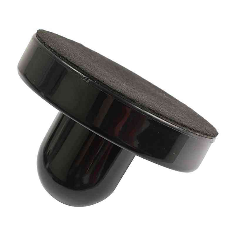 Porteros de mazo de empujador de fieltro de mesa de hockey de aire de 96 mm con 1 pieza de disco de 63 mm -