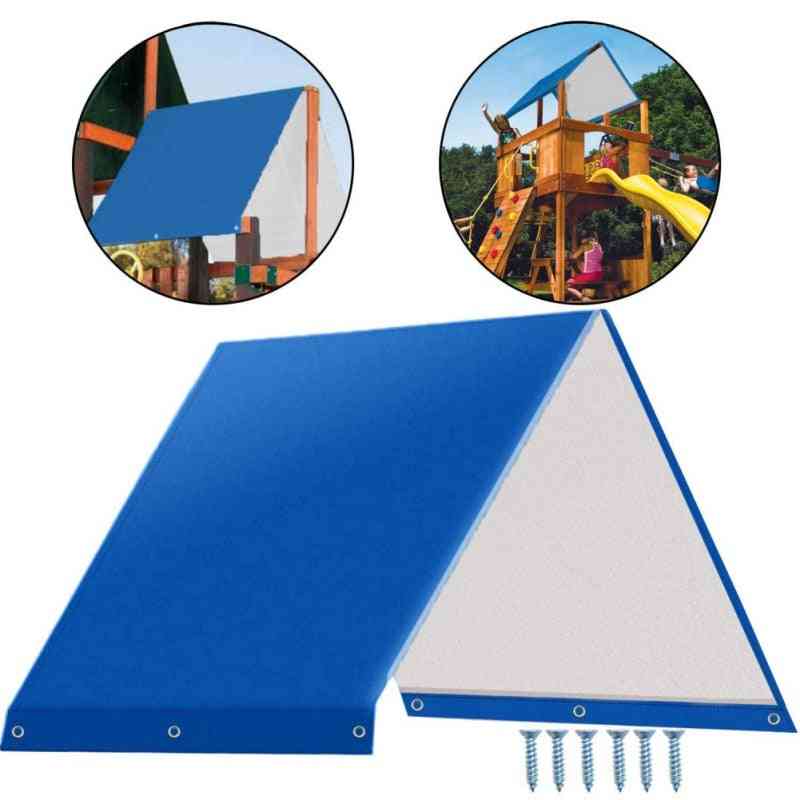Bâche de remplacement de kit de hamac de balançoire de 132 x 226cm - Auvent de toit de terrain de jeu pour enfants, housse de protection solaire extérieure Waterpro - A3