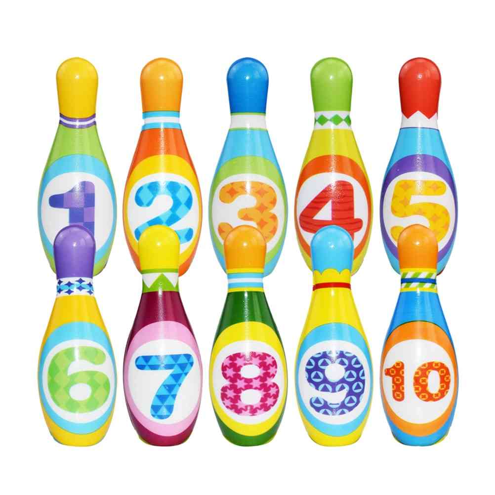 Children Pu Solid Bowling Play Set Sports Game
