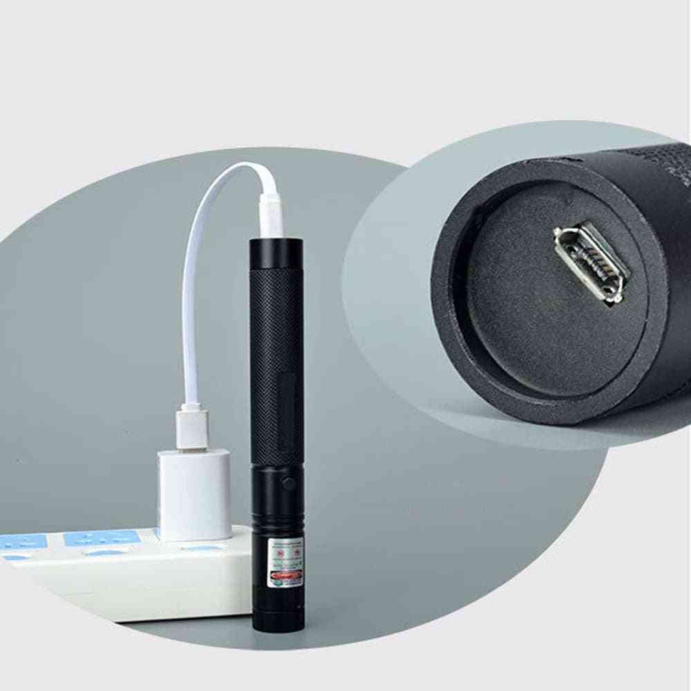 Pointeur de visée laser haute puissance, stylo pour appareil avec charge USB