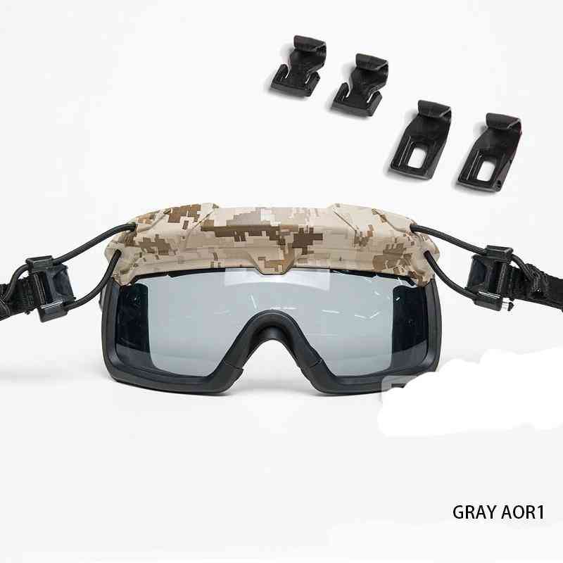 Safety Goggles For Tactical Helmet Protective Anti Fog Glasses