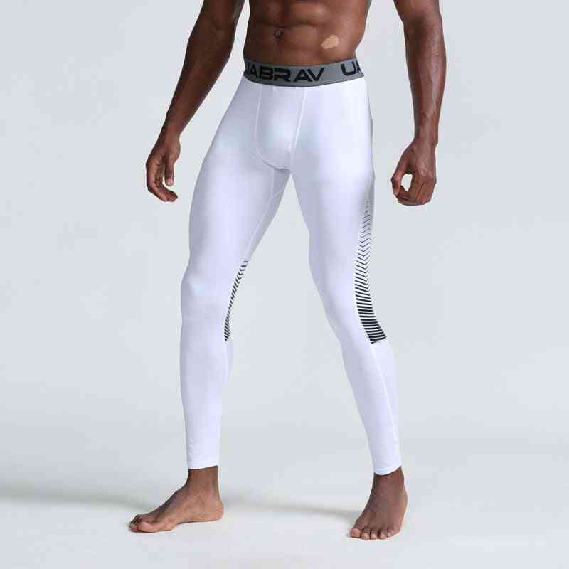 Pantalones de compresión para hombre, capa base, mallas secas y frescas, mallas