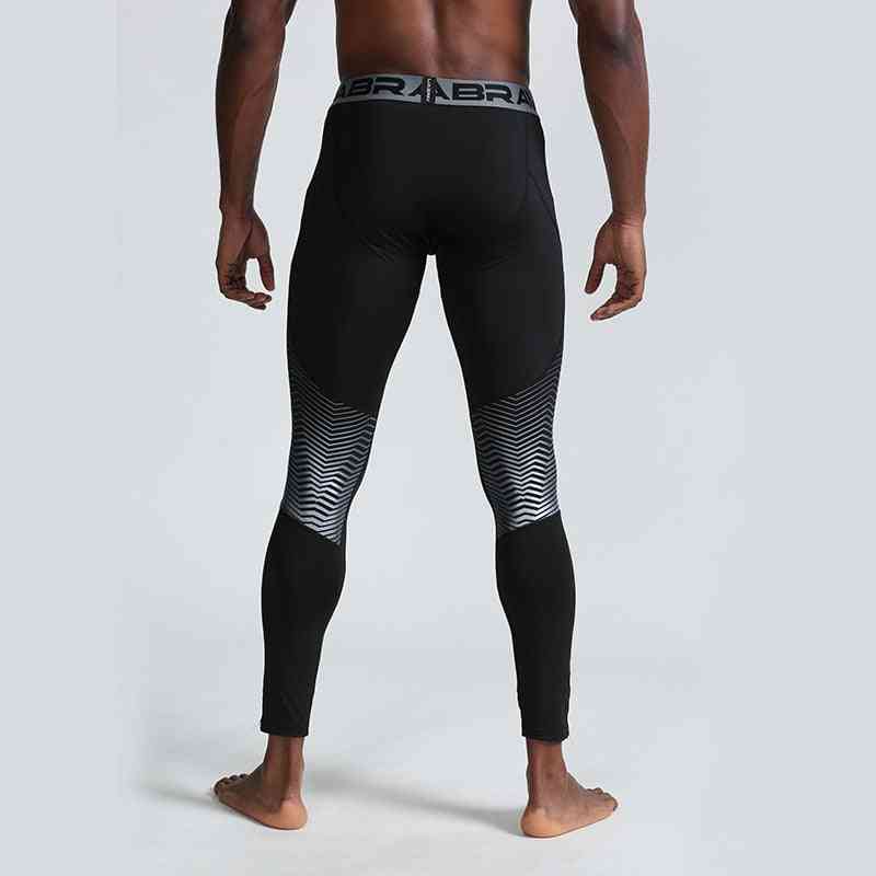Pantaloni di compressione da uomo - leggings calzamaglia asciutti e freddi a strato base