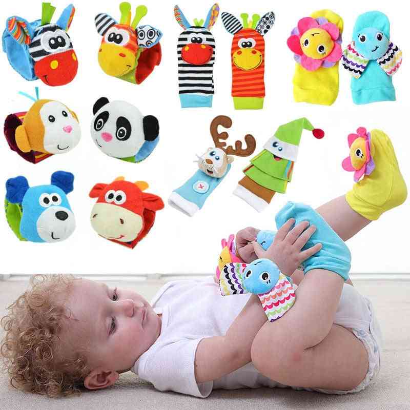 Infant Baby Rattles/ Sound Kids Toy Hanging  Early Learning Educate Socks