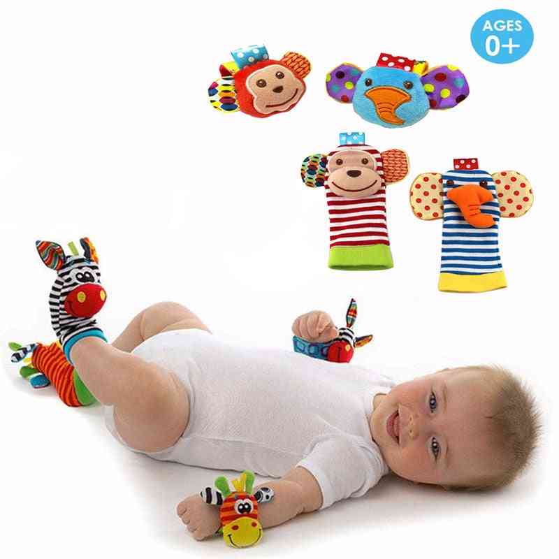 Infant Baby Rattles/ Sound Kids Toy Hanging  Early Learning Educate Socks