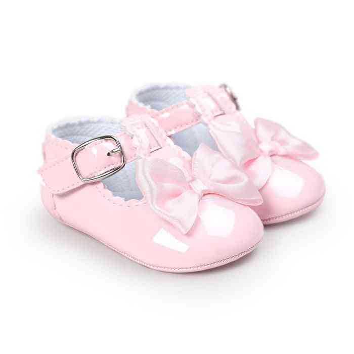 Pu Leather Girl & Boy First Walkers Shoes