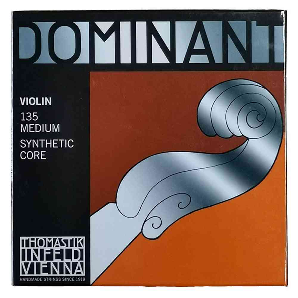 Thomastik dominant- 135b corzi de vioară medii 4/4 set complet- corzi g / d / a / e