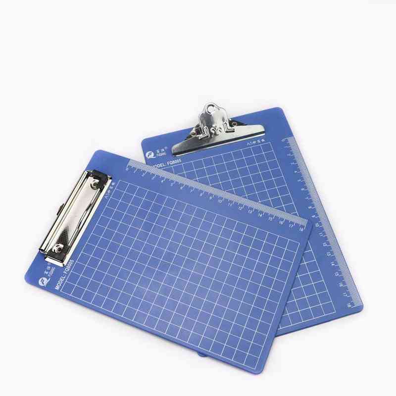 A5 suport pentru farfurii din plastic, agrafa pentru hârtie, suport pentru plăci de scris pentru clipboard-urile meniului de masă