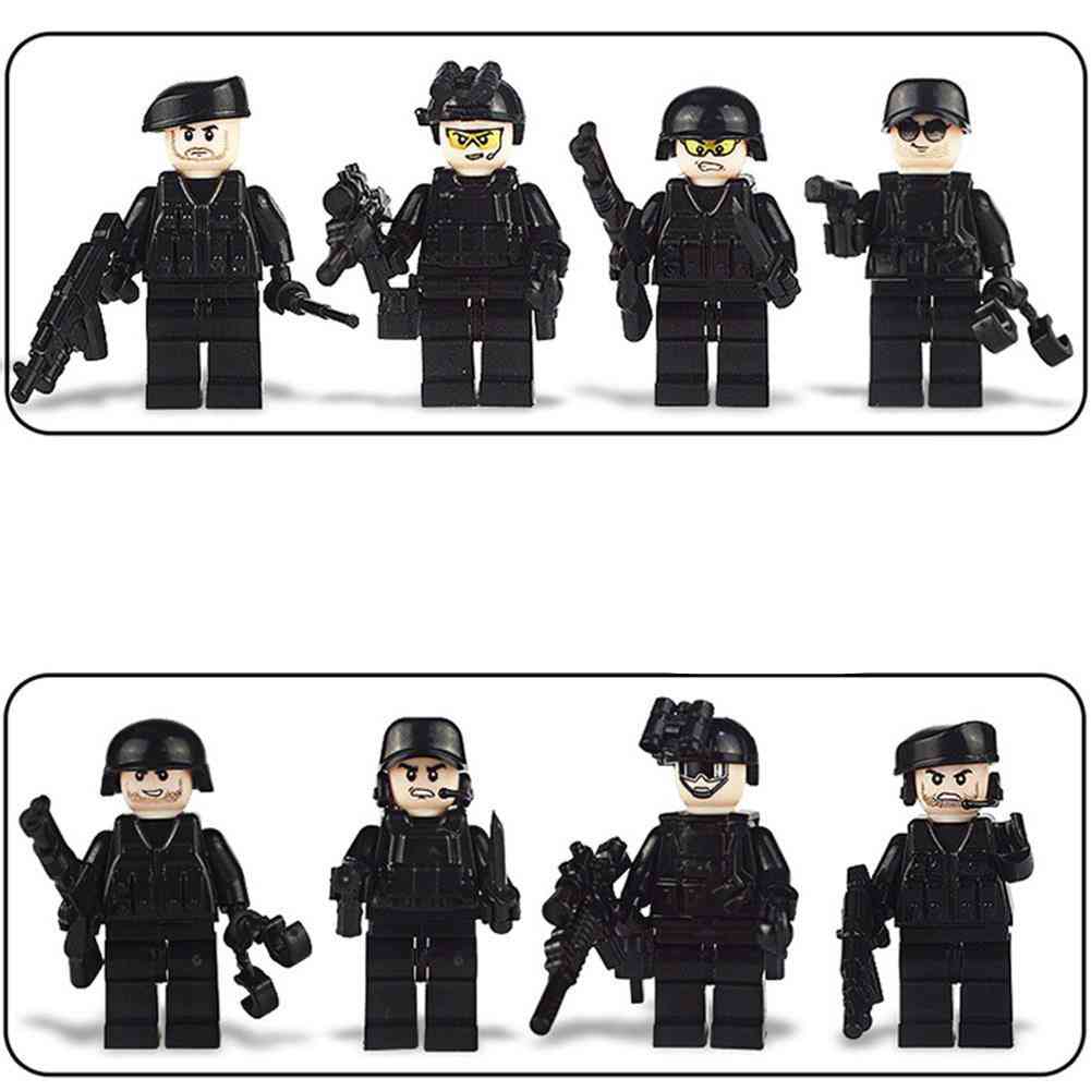 Assembled Building Blocks, Military Special Forces-soldiers Figures