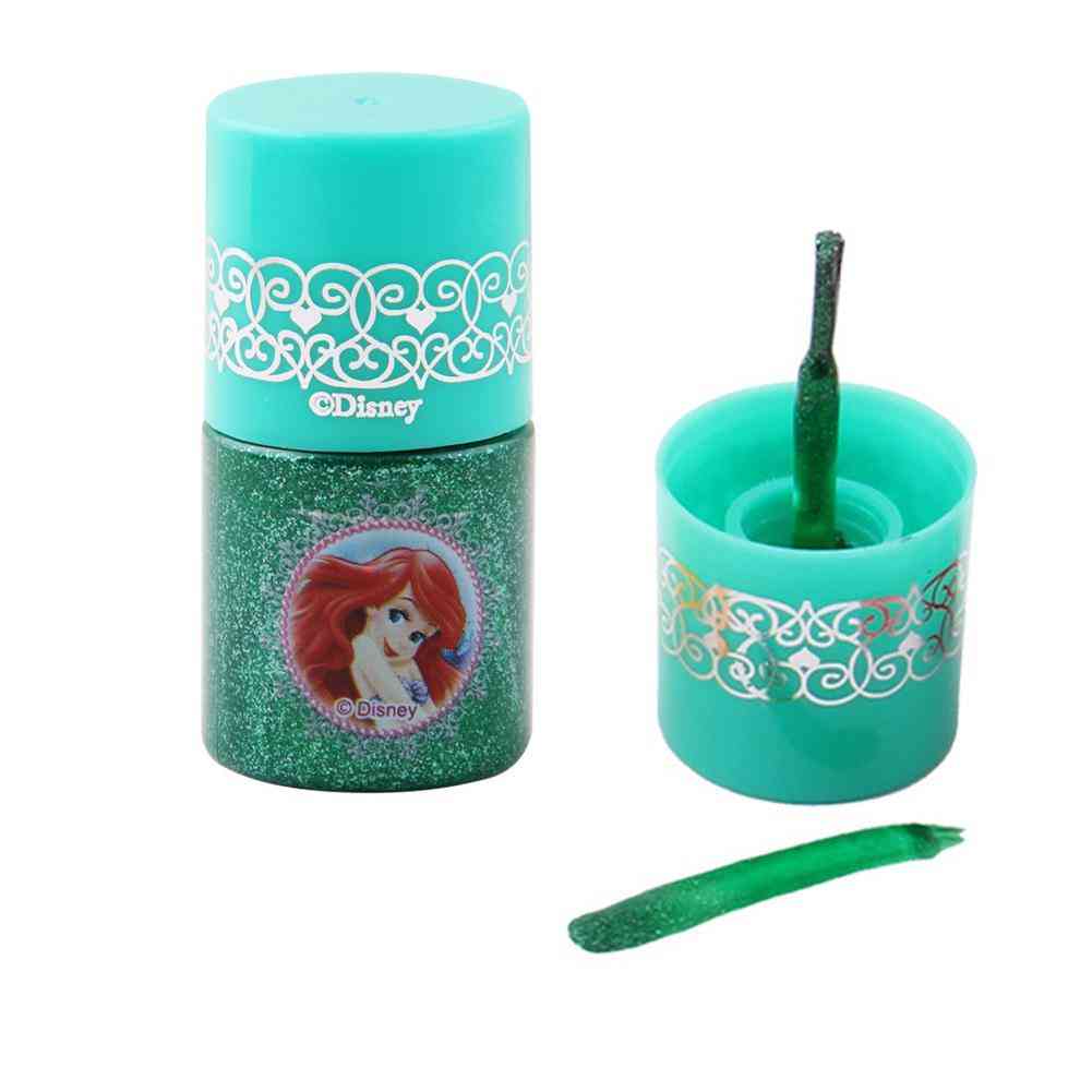 1 pc Disney vandopløseligt neglelak legetøj, vandopløseligt vaskbart neglelak foregiver legetøj - børn piger makeup legetøj gave