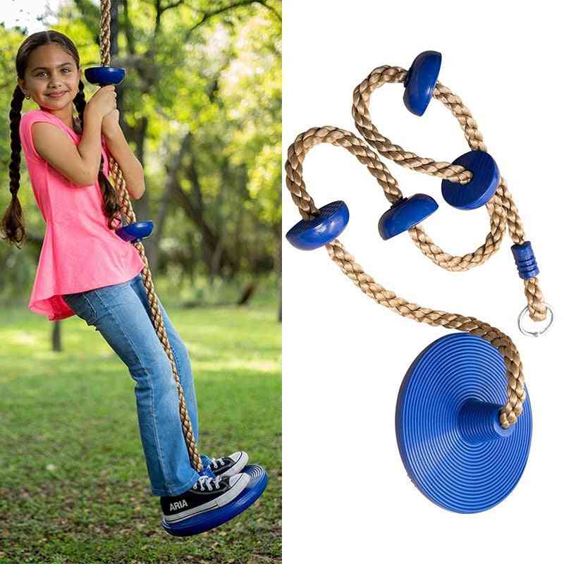 Cuerda para escalar al aire libre para niños con plataformas y columpio para gimnasia en la selva