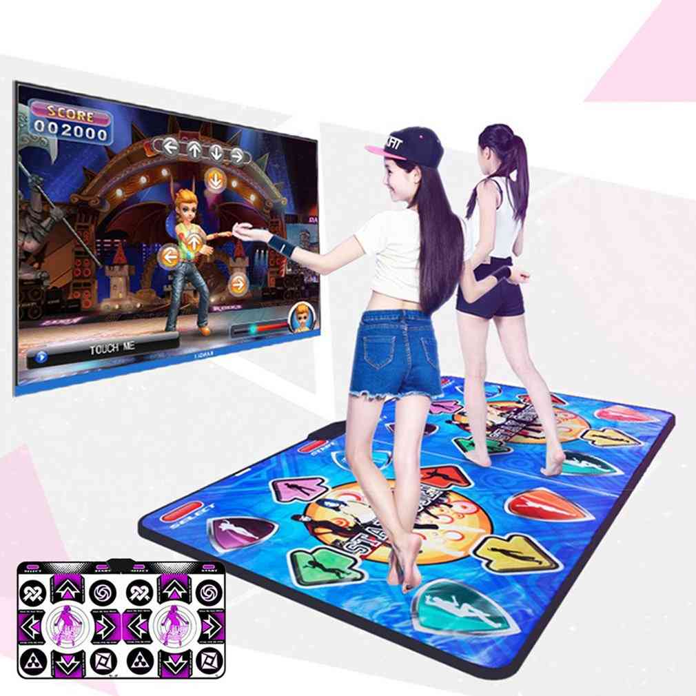 Tv / počítač dvojúčelové diaľkové ovládanie somatosenzorické hry - bezdrôtová dvojitá fialová, tanečná deka 11 mm