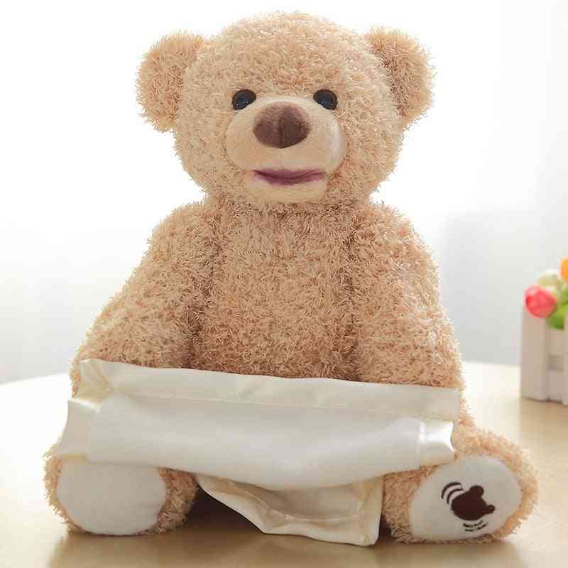 Electric Teddy Bear, Movable Plush Toy - 2 Languages Speaking