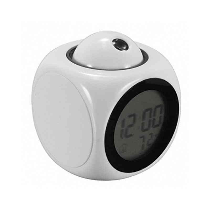 Digital Lcd Display With Led Projection Alarm Clock
