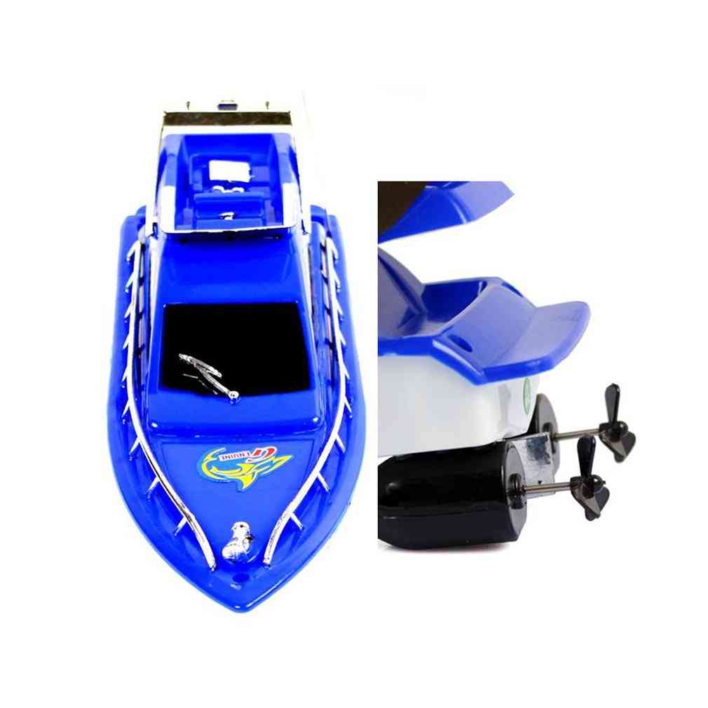 Rc speedbåd super mini elektrisk fjernbetjening højhastighedsbåd, 4ch 20m distance skib rc boat game-legetøj børn