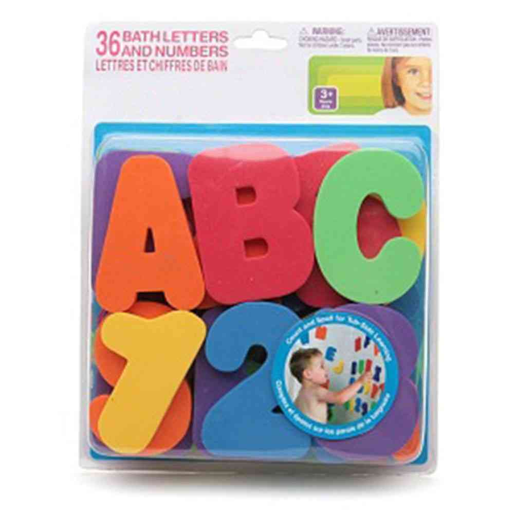 A-z Letters And 0-9 Numbers- Foam Floating Bath Tub Stickers For Kids