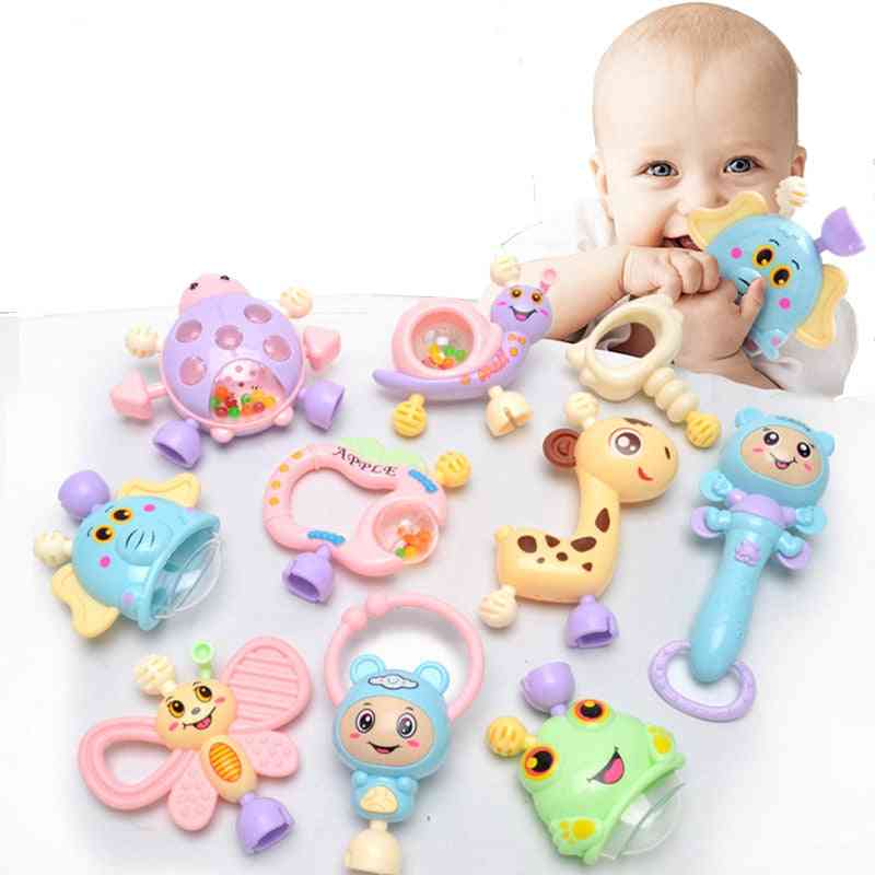 Children Educational Crib Mobile, Baby Teether For Waldorf Rattle Infant