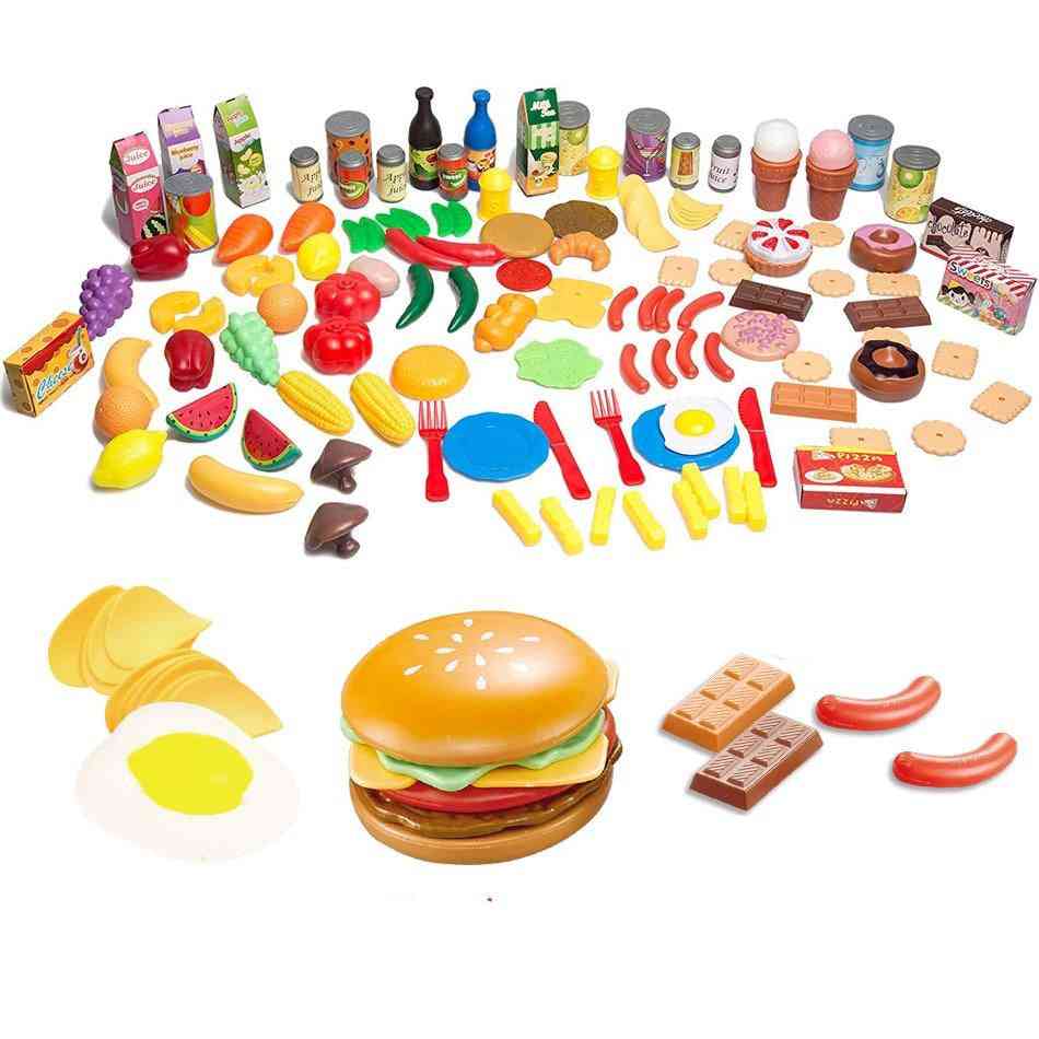 Cortar frutas verduras, juguetes de cocina juegos de alimentos: juguete educativo clásico para niños / niños