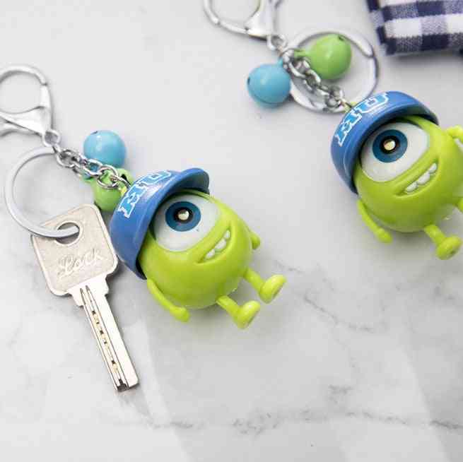 Cute Monsters Figure Led Keychain, Mike Big Eyes Toy