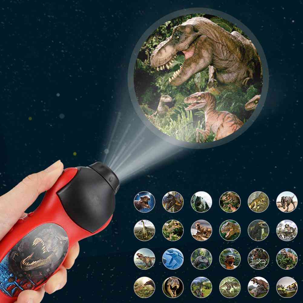 Otroški projektor-svetilka z vzorcem dinozavrov