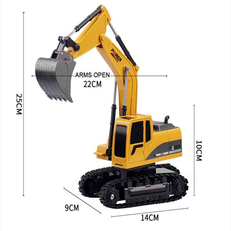 Remote Control Excavator With 6 Channel And Large Dig Bucket