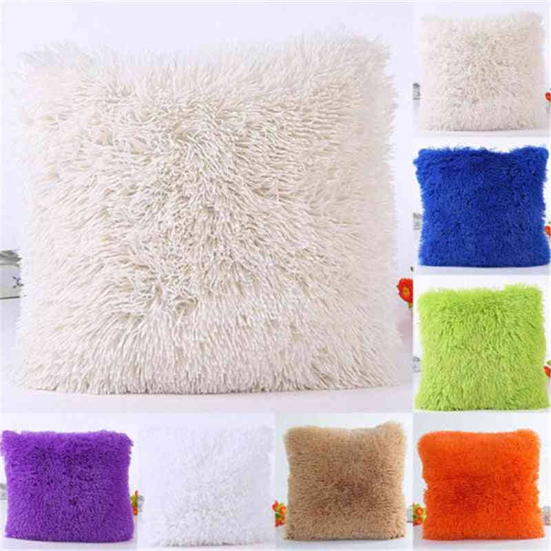 Soft And Plush, Square Shaped Decorative Pillow Cover