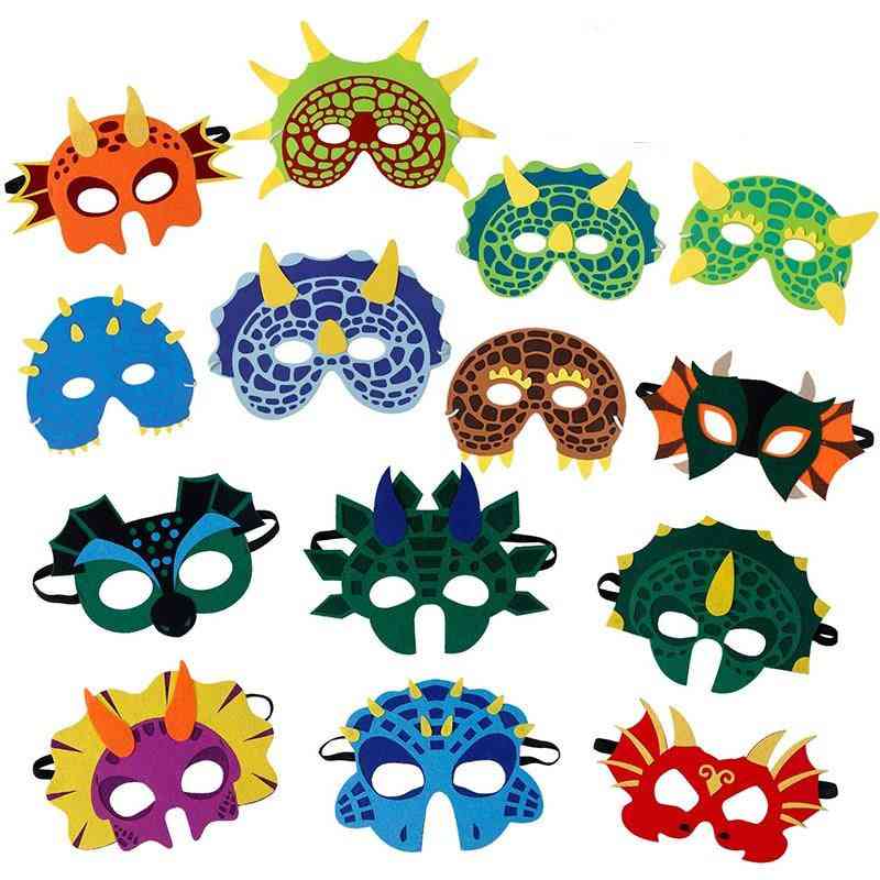 Dinosaur Design Masks For Halloween Themed Party