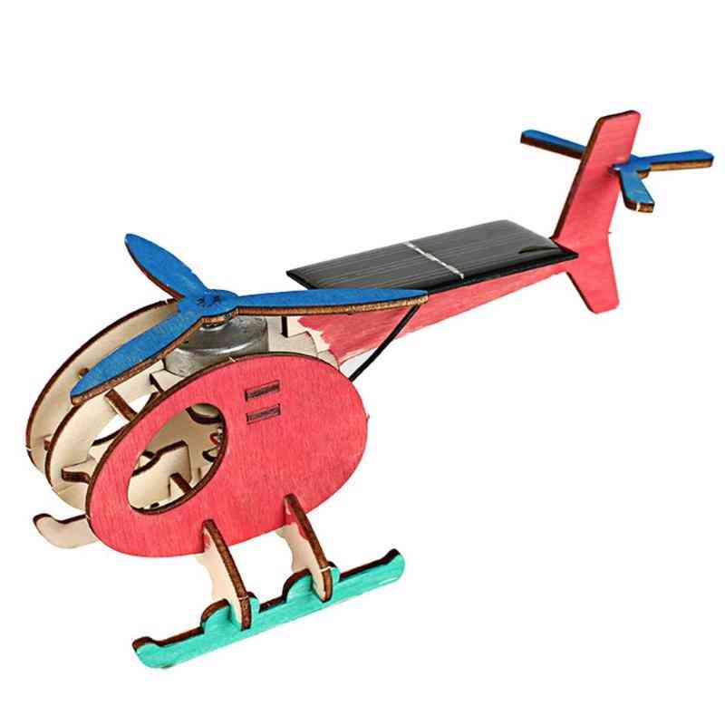 Solar System Model, Diy Mini Handmade Science Experiment Robot Toy Plane