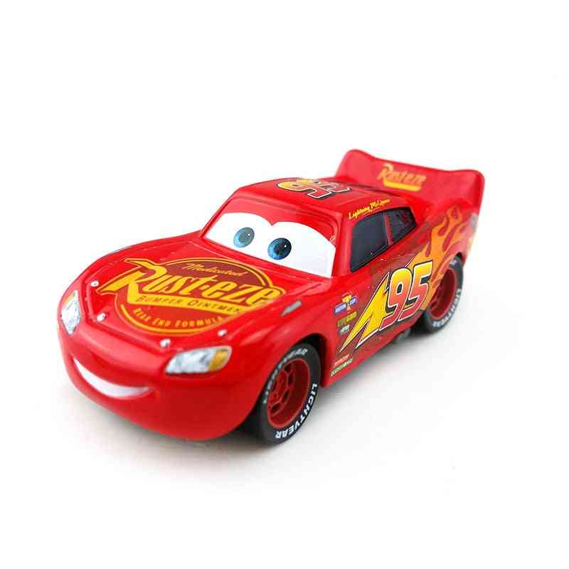 3 Lightning Mcqueen Jackson Storm Cruz Ramirez Miss Fritter 1:55 Diecast Metal Toy Car