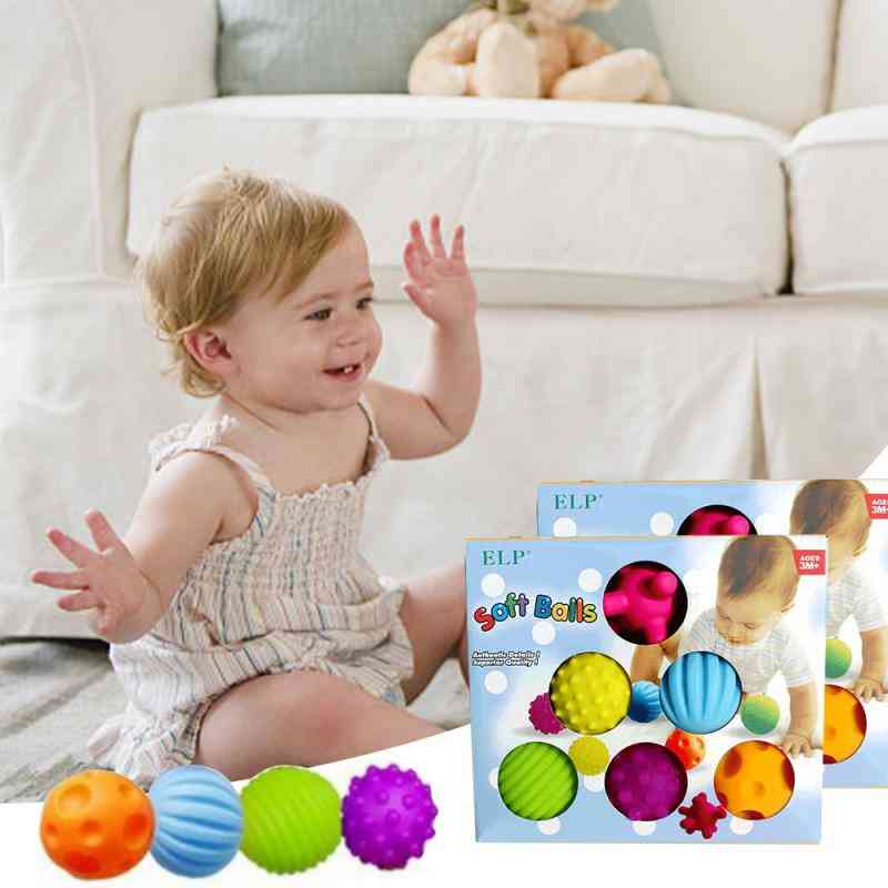 Rubber Ball Set-tactile Senses, Stress Training For Newborn