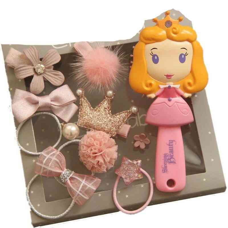 Pretend Play Frozen Comb Princess Anti-static Hair Care Brushes