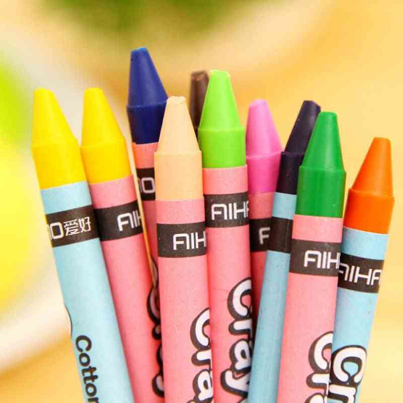 Crayon Creative Cartoon Colors Drawing Non-toxic Oil Pastels Pencils