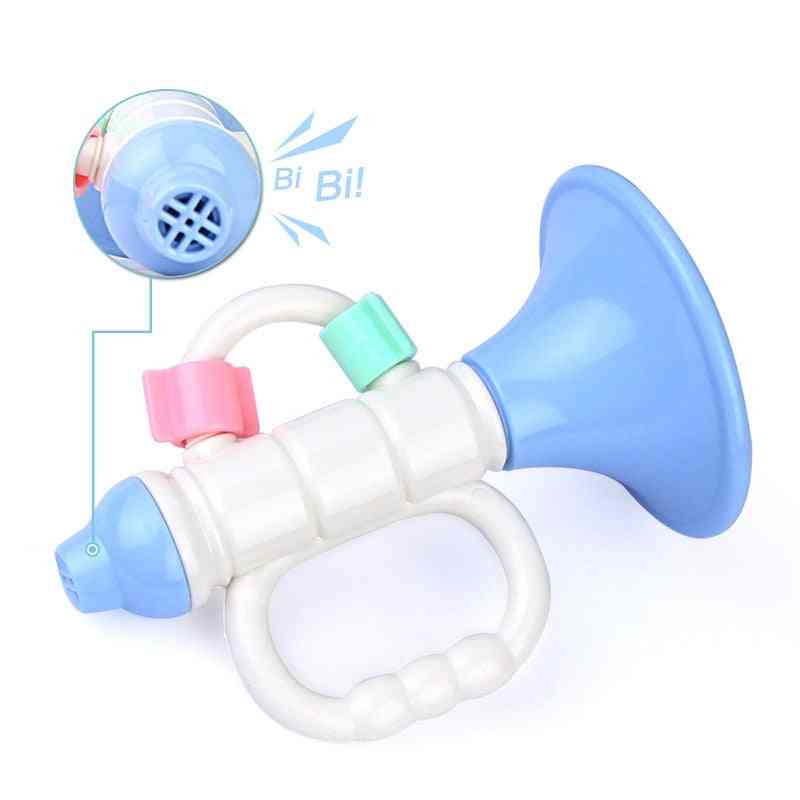 Baby Rattle Hand, Hold Trumpet Shaking Bell, Lovely Ring Newborn Teether