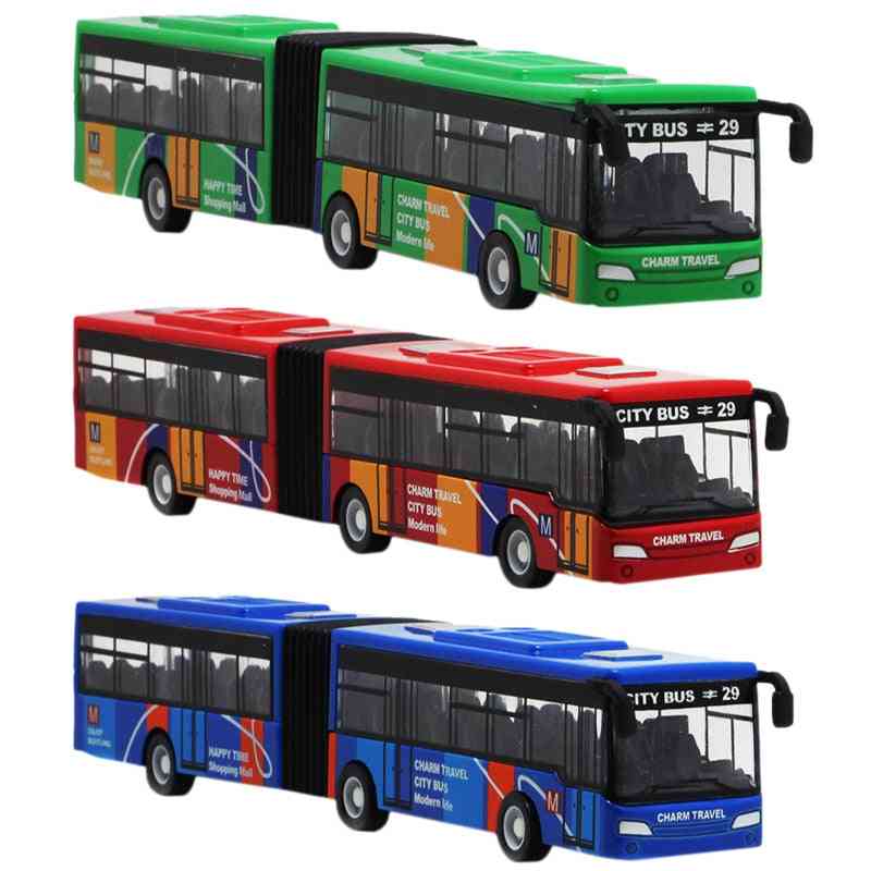 Model de vehicul pentru copii sub presiune, autobuz de navetă, jucării mici pentru copii