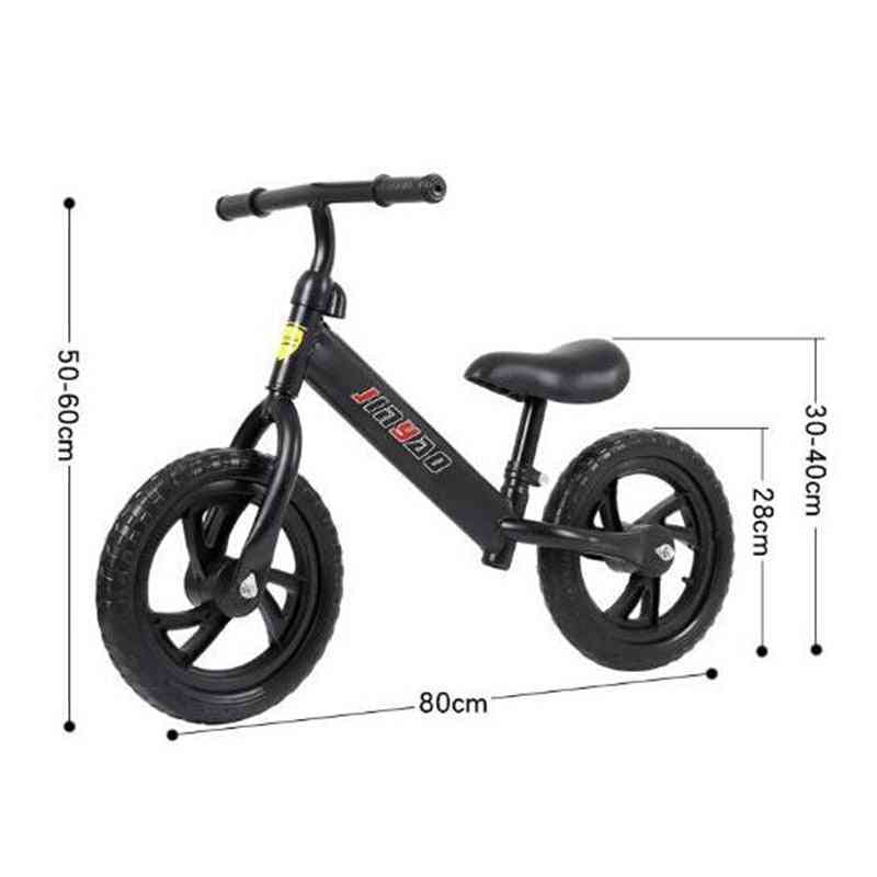 Ravnotežje kolo brez pedalov, višinsko nastavljiv skuter s 360 ° vrtljivim krmilom
