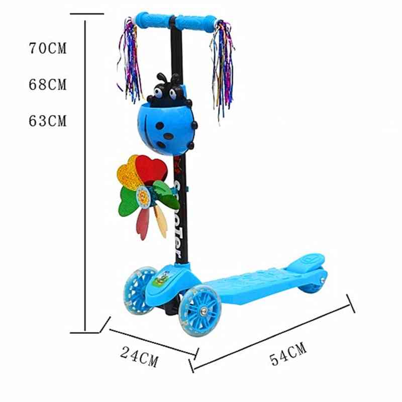 Children's 3 In 1 Balance Bicycle, Ride On Kick Tricycle Scooter
